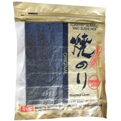 Seaweed leaves GOLD 50 pcs, 125 g